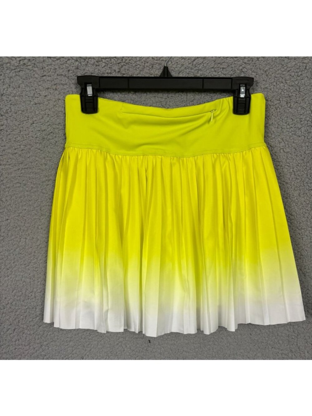 Mudere Women's Tennis/ Golf Skort Pleated Layered Yellow Ombre Size Med NWT's. - Picture 3 of 8